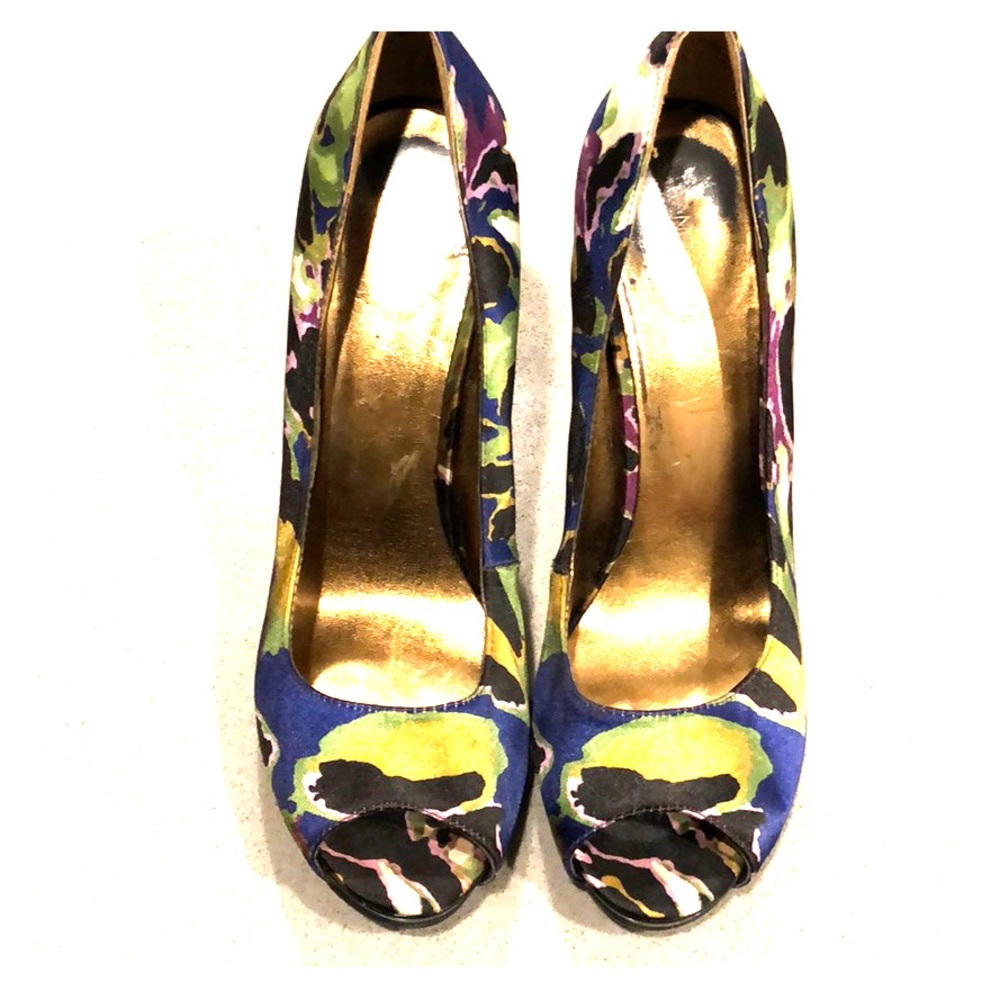 LAST CHANCE Nine West multicolour black leather